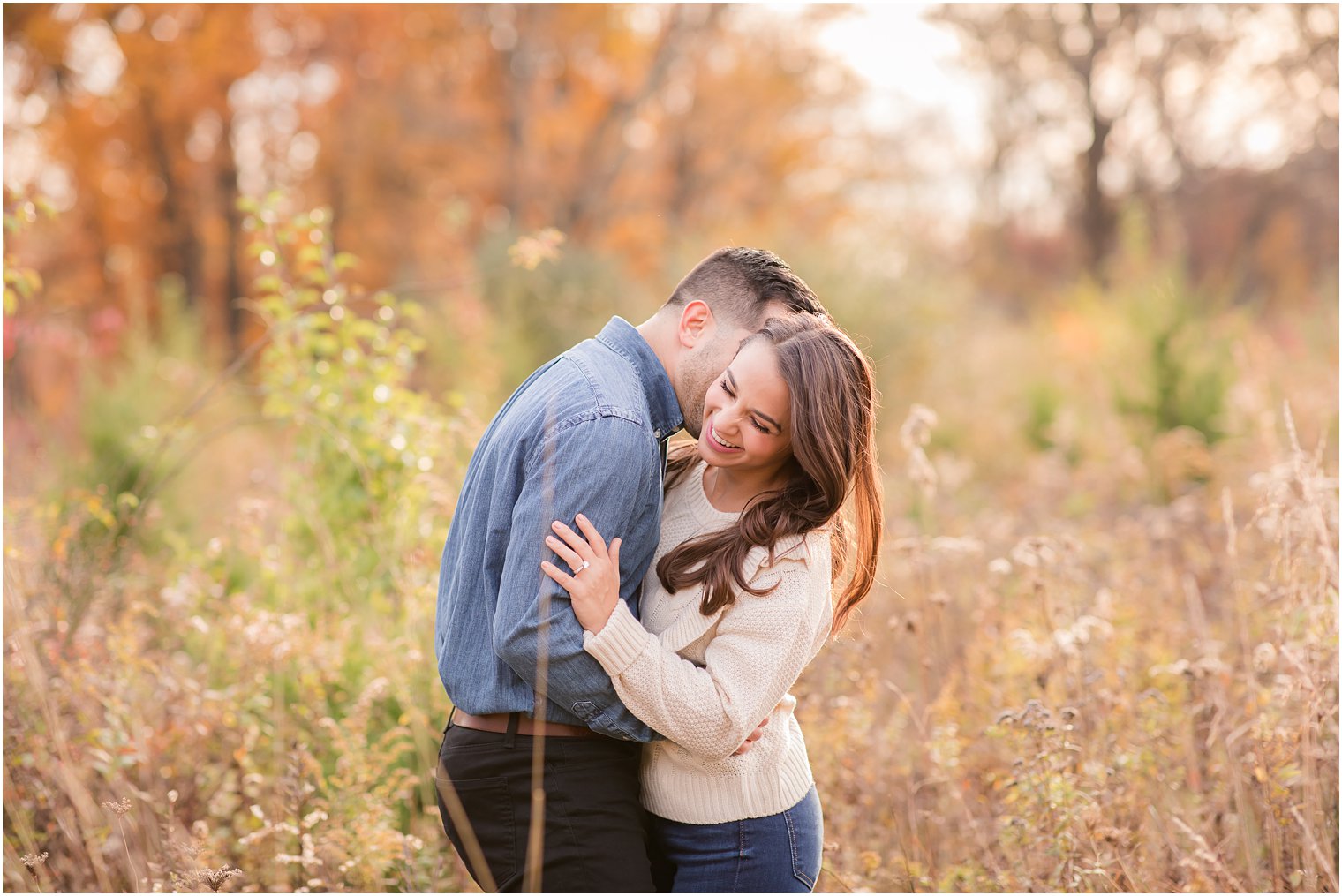 fall engagement session at Natirar Park