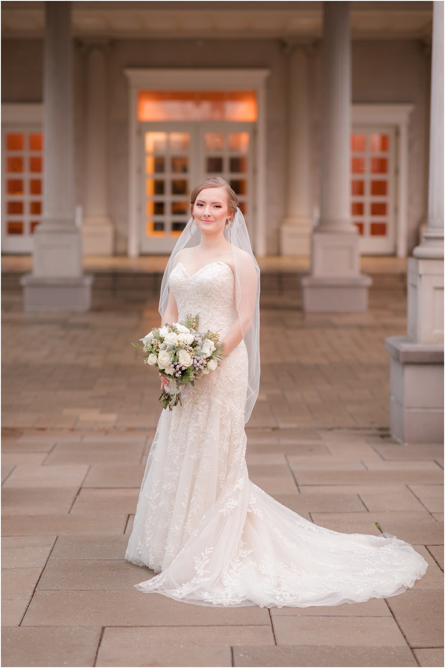 Bridal portraits at The Palace at Somerset Park in Somerset NJ