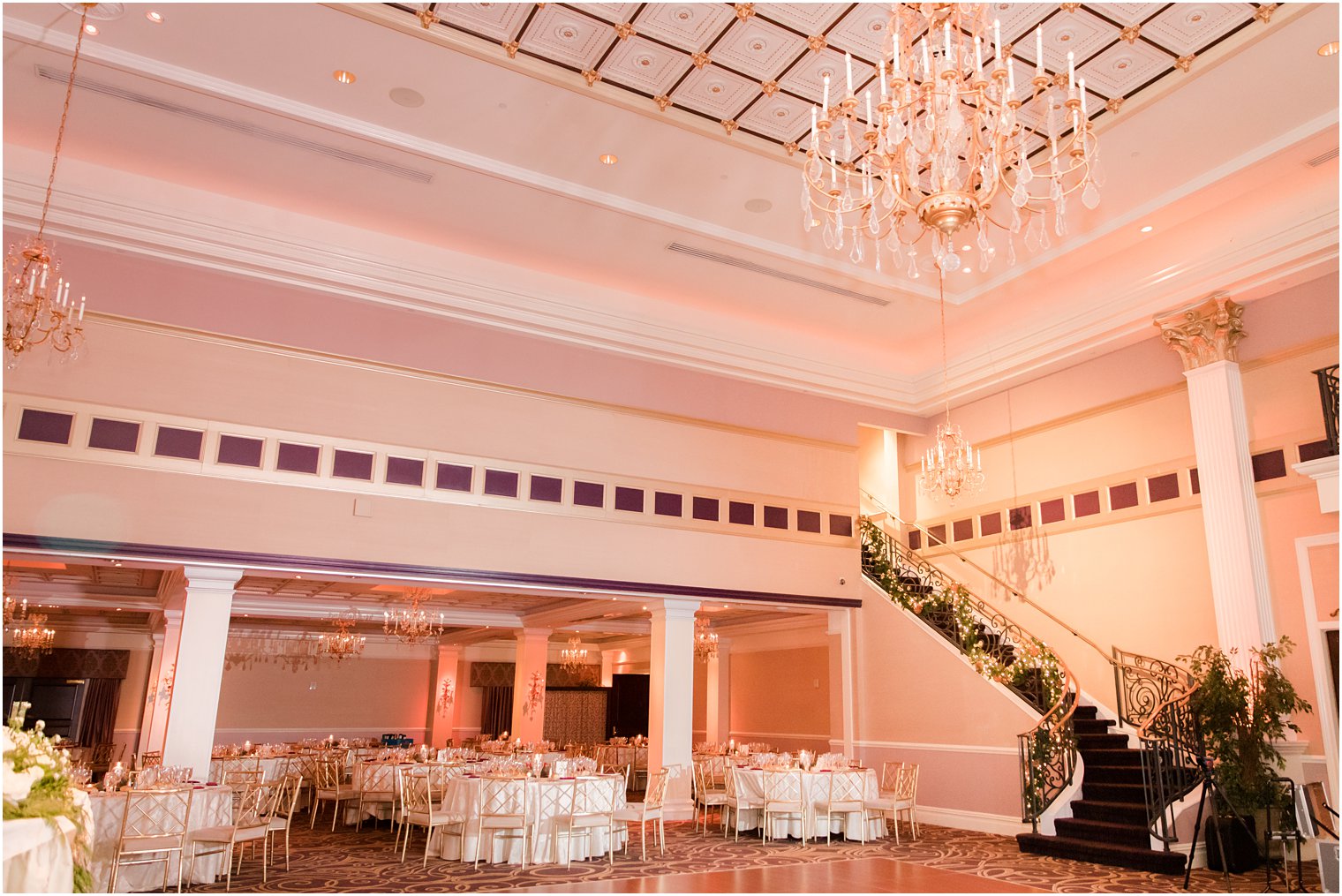 Wedding reception at The Palace at Somerset Park in Somerset NJ