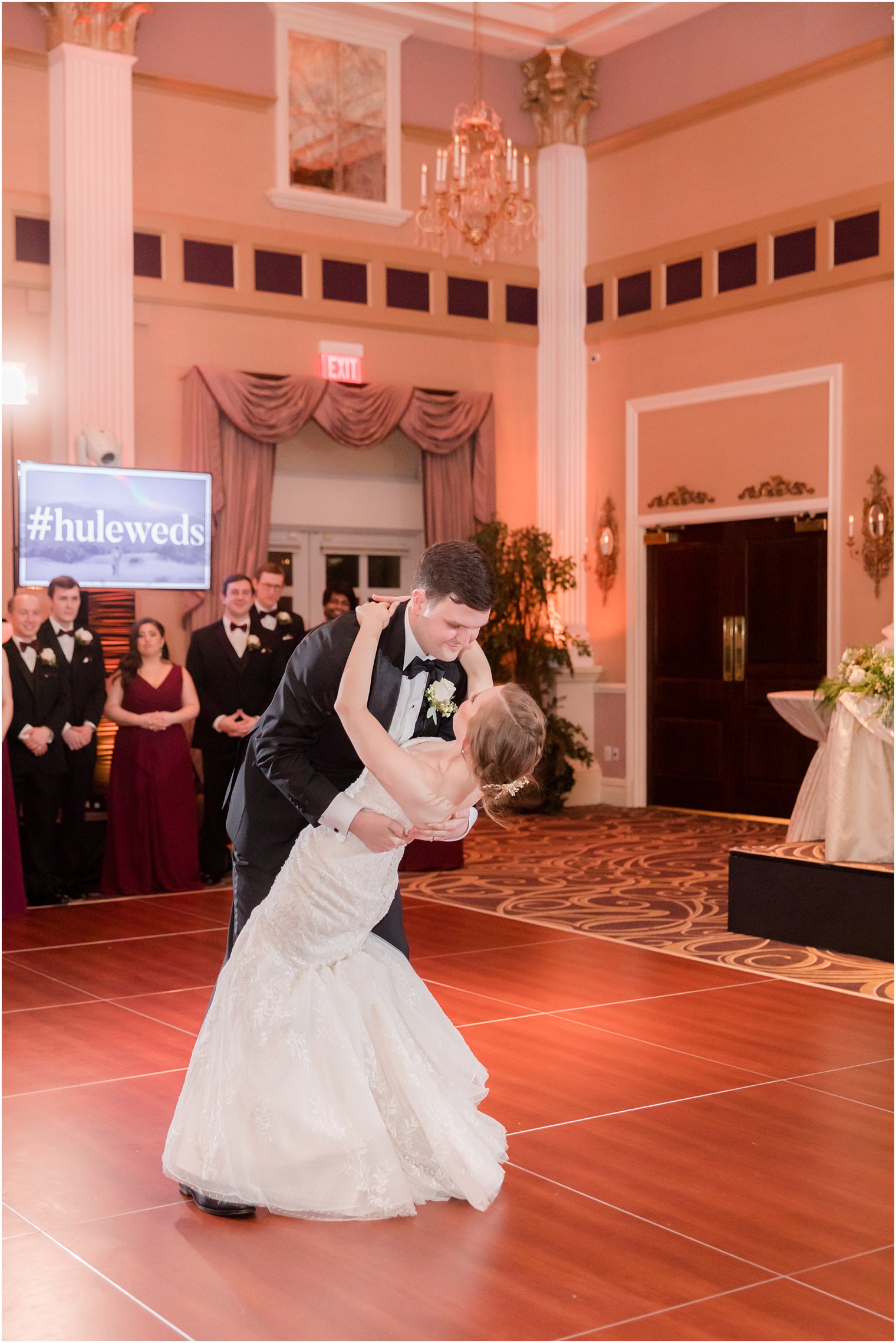 Wedding first dance at The Palace at Somerset Park in Somerset NJ