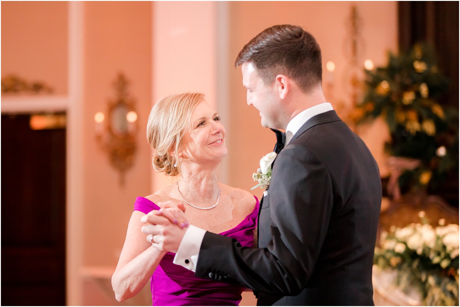 Parent dance during reception at The Palace at Somerset Park in Somerset NJ