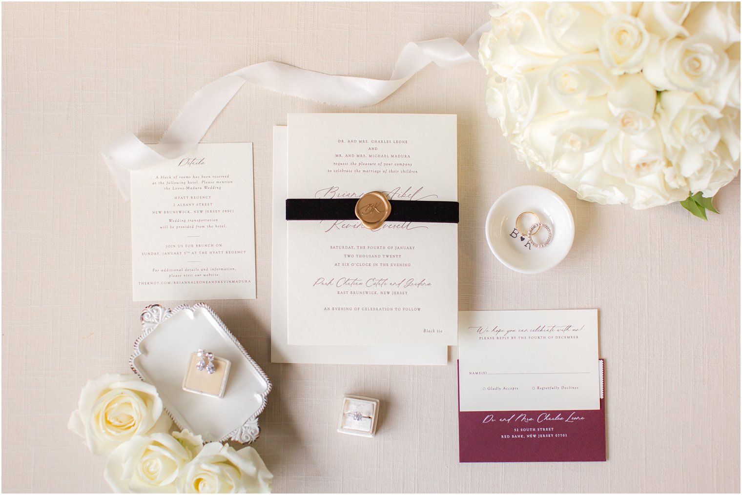 Wedding invitation by Steph B & Co