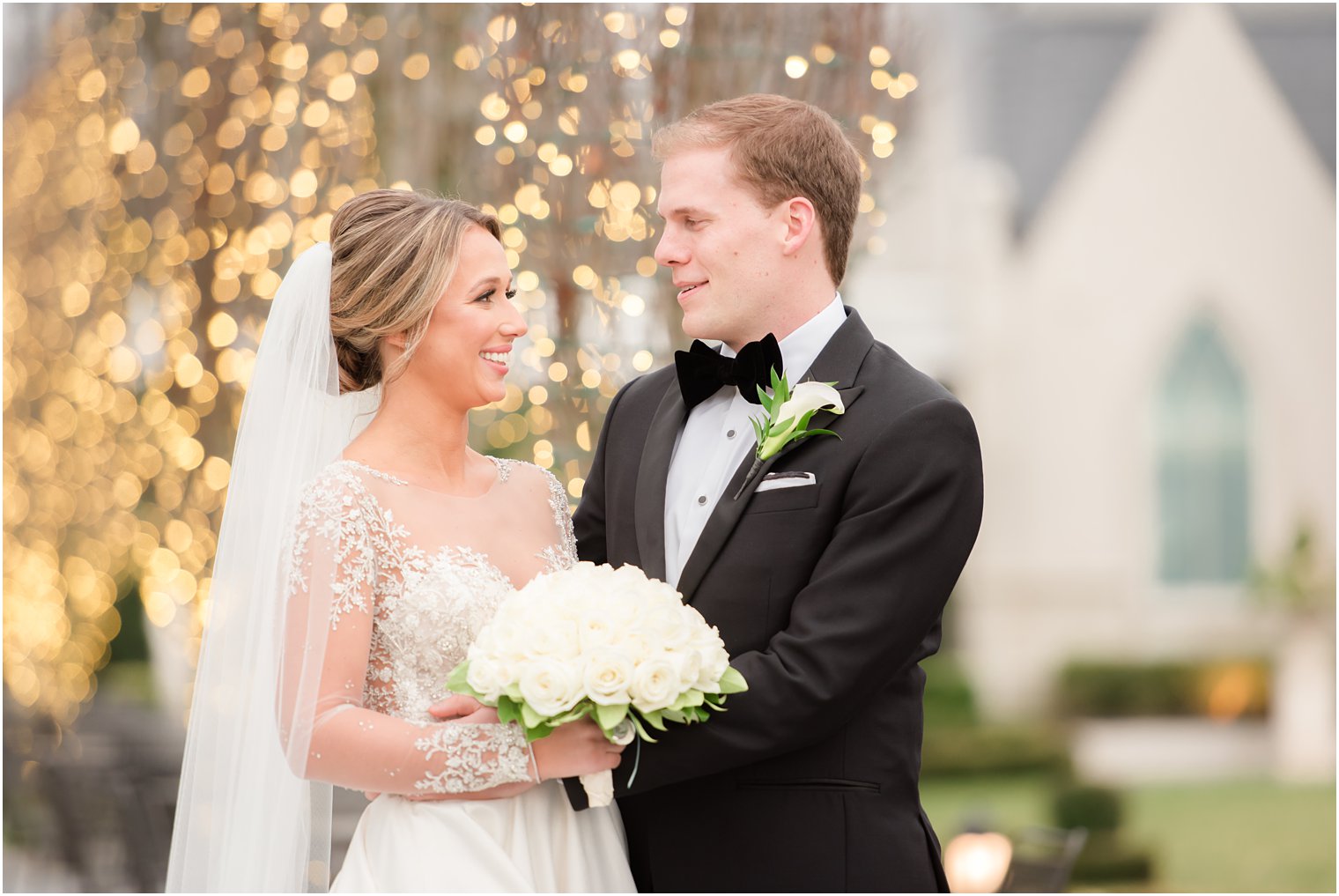 Candid photo of bride and groom at Park Chateau Estate and Gardens | Photos by Idalia Photography