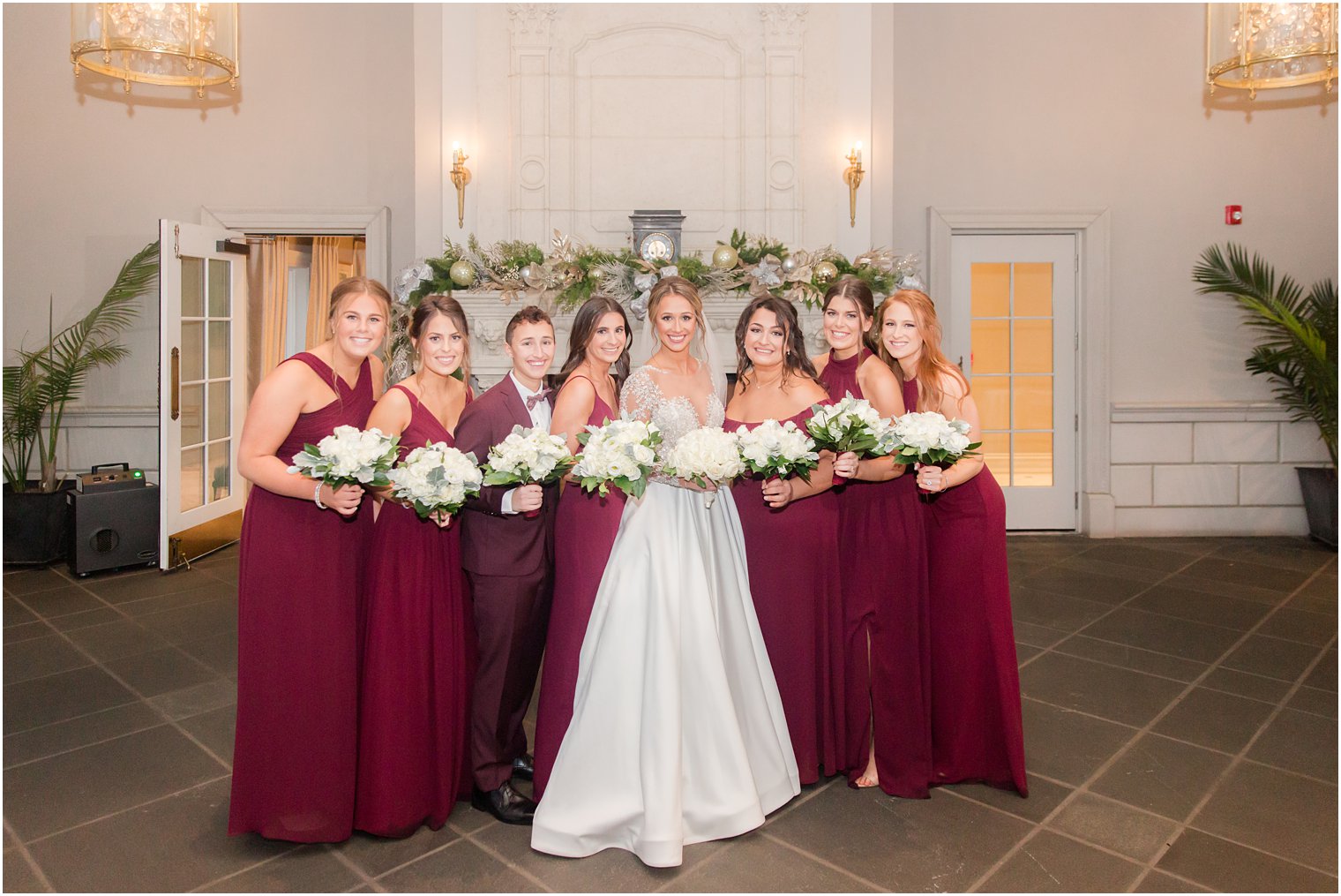 Bridesmaids at Park Chateau Estate and Gardens | Winter wedding by Idalia Photography Associates