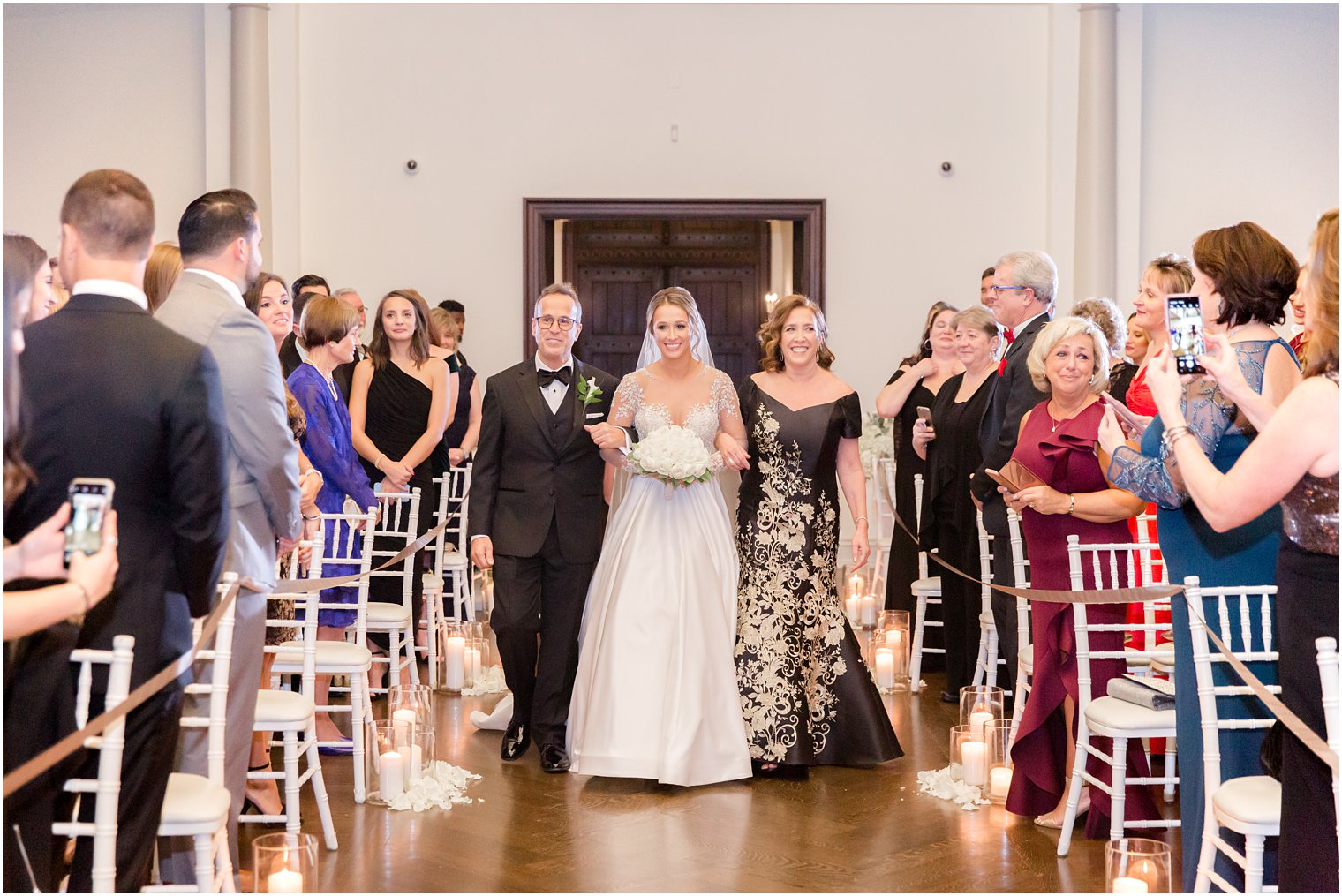 Wedding ceremony at Park Chateau Chapel| Winter wedding by Idalia Photography Associates