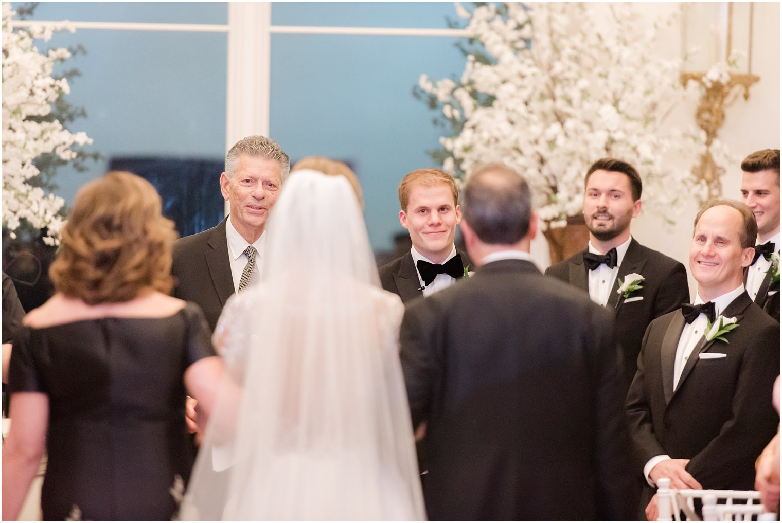 Wedding ceremony at Park Chateau Chapel| Winter wedding by Idalia Photography Associates