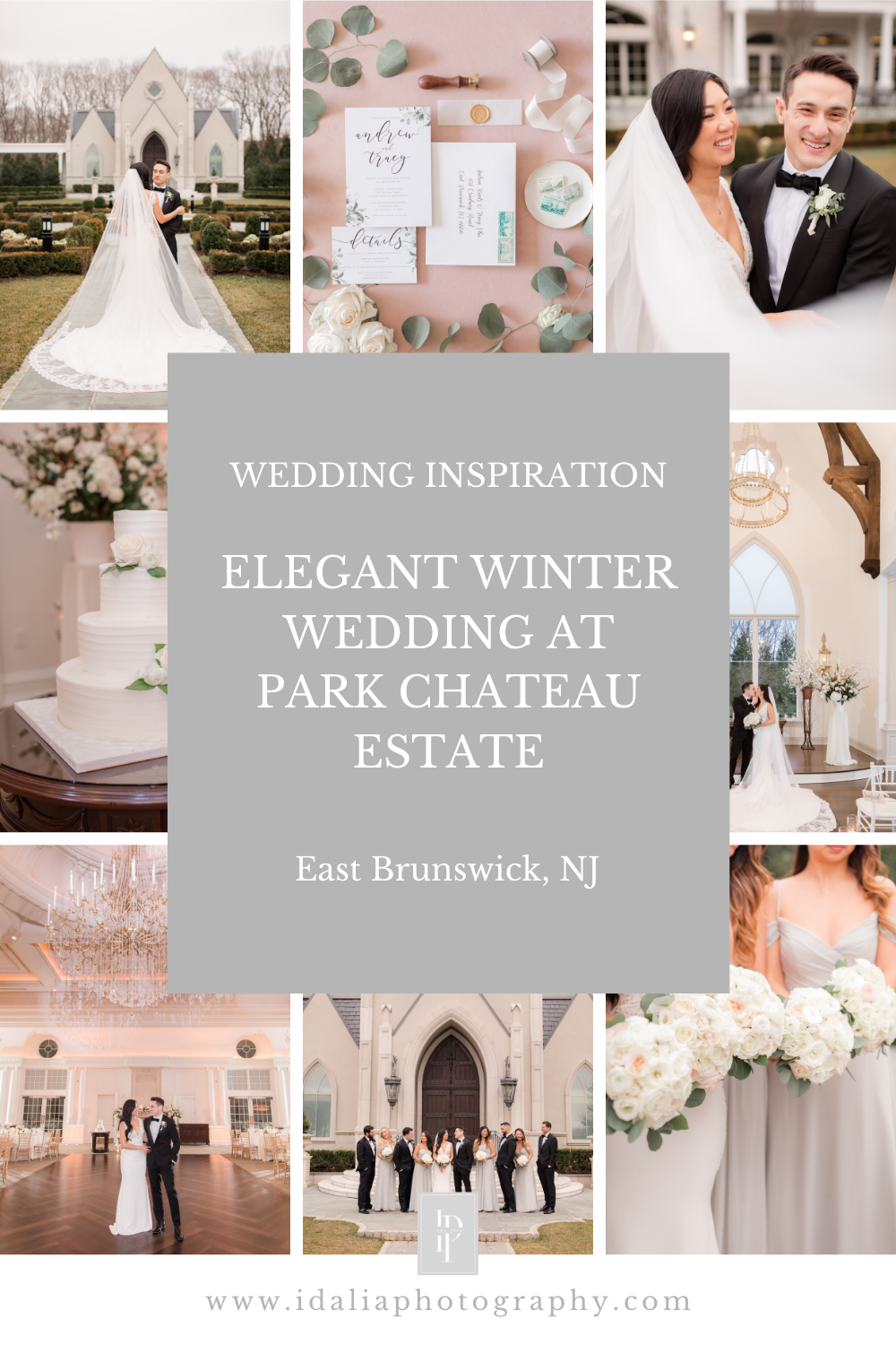 Wedding Inspiration for a Winter wedding at Park Chateau Estate by Idalia Photography