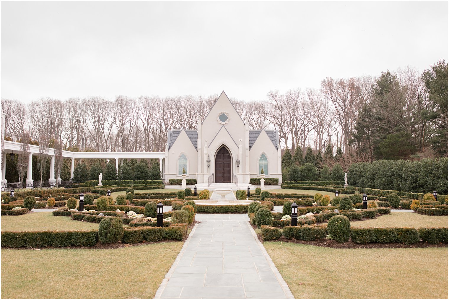 Park Chateau Estate chapel in the winter