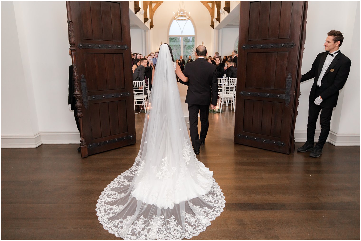 Wedding ceremony in Park Chateau Estate chapel