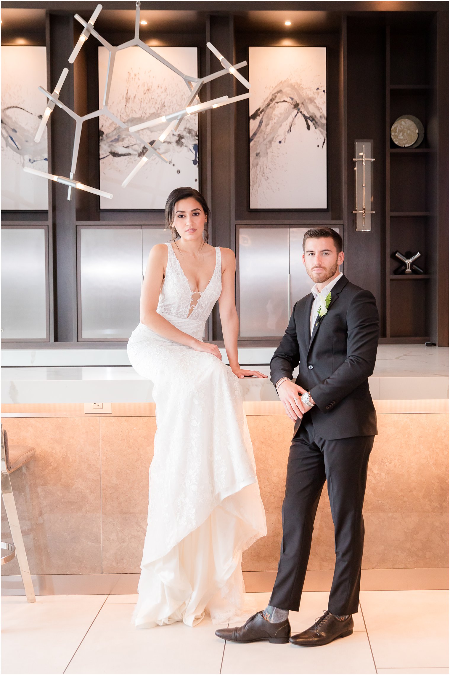 Wedding photos at Envue Hotel in Weehawken, NJ