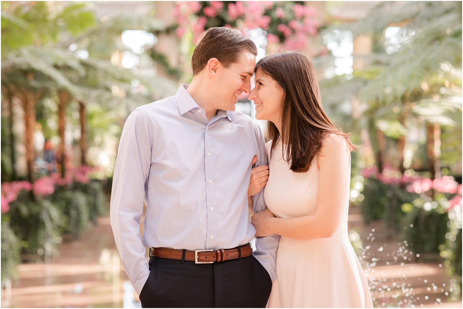 Romantic pose for engagement session 