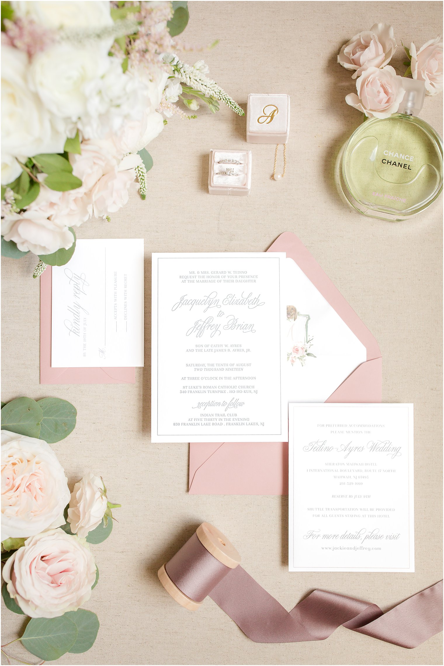 Wedding invite by Narrative Design Co