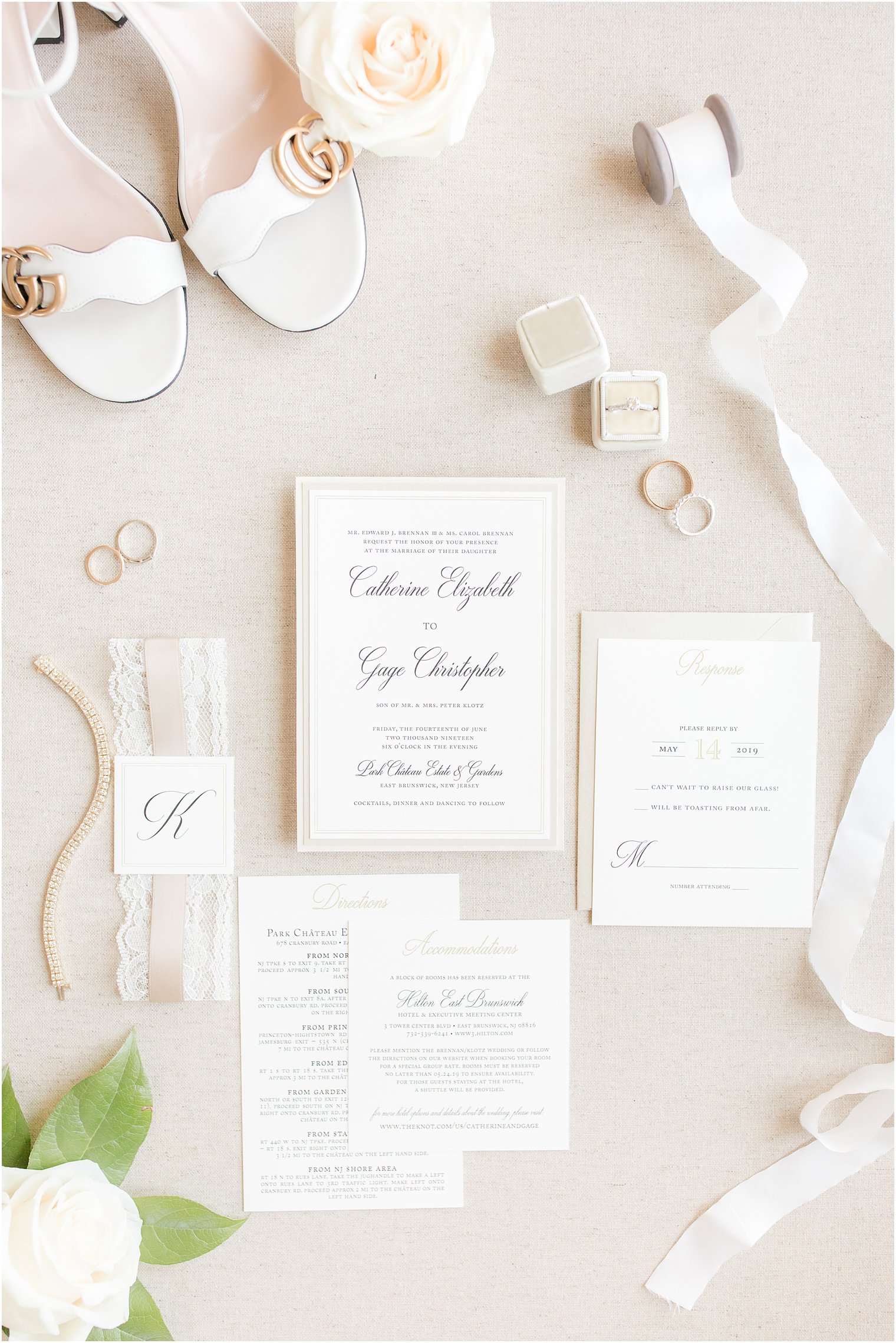 Timeless wedding invitation by Art Paper Scissors