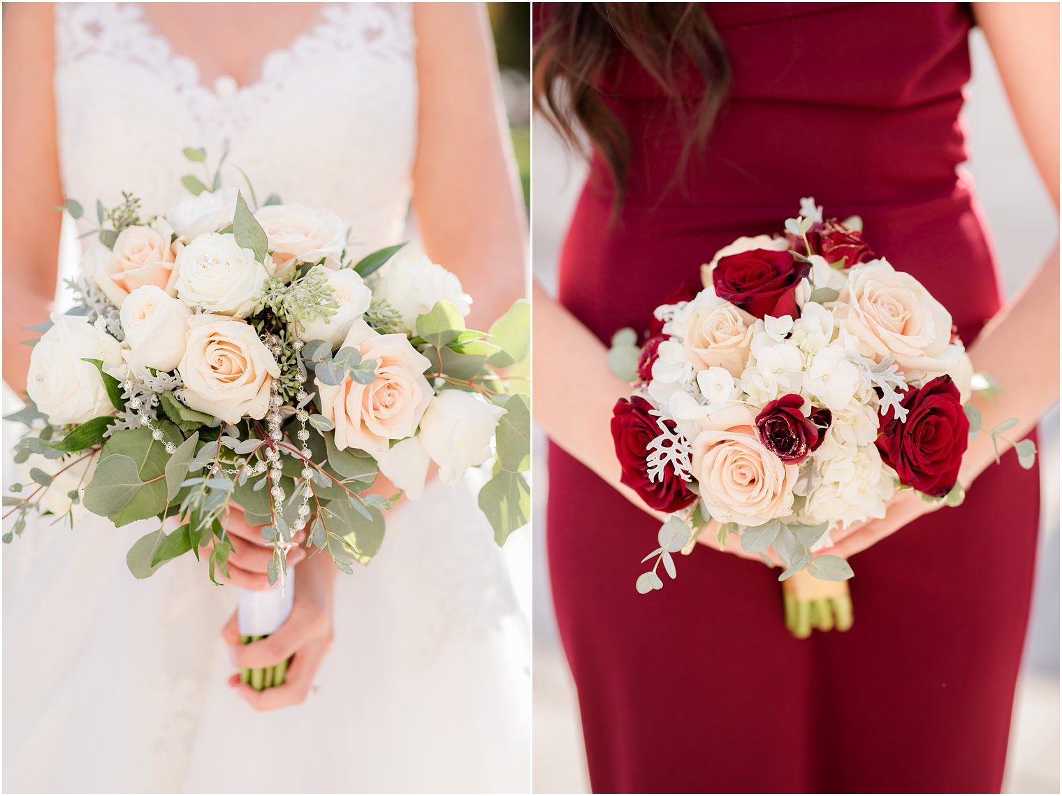 Bride and bridesmaid bouquet by Dees Florist