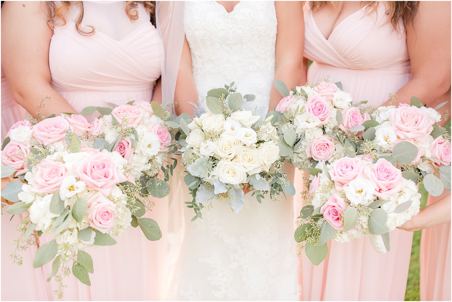 Bridesmaid bouquets by Kirk Florist