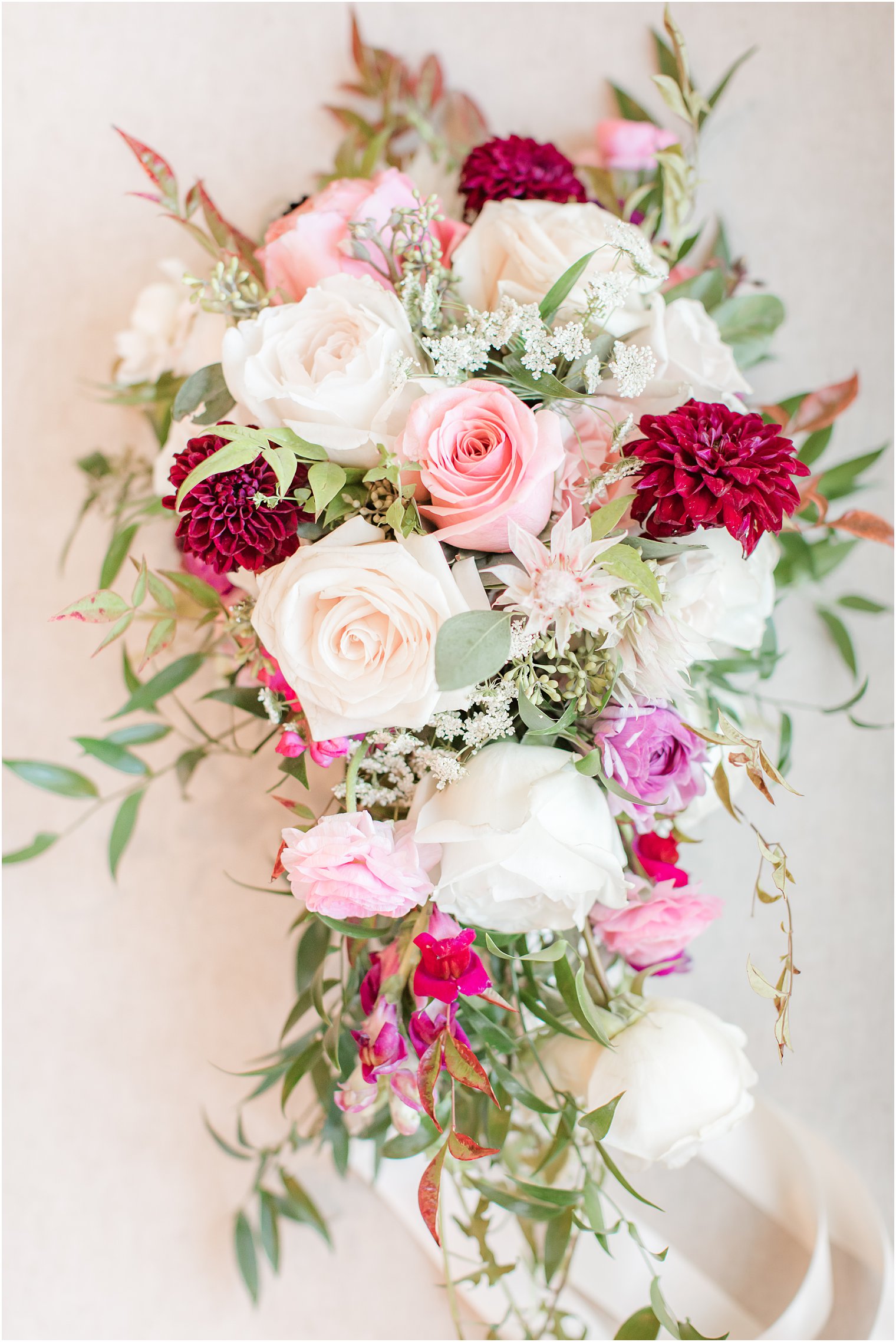 Organic wedding bouquet by Pink Dahlia Vintage