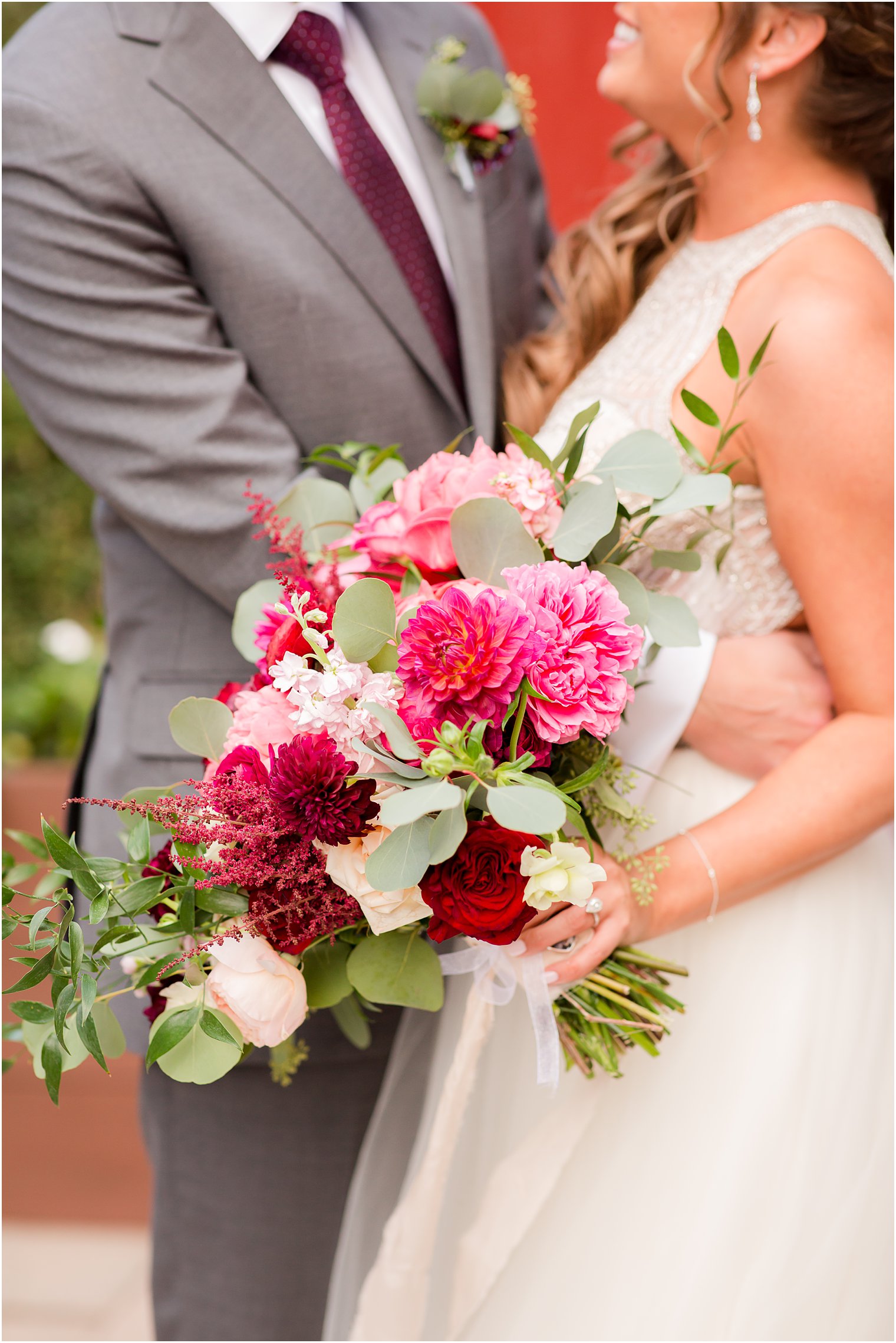 Organic wedding bouquet by Pink Dahlia Vintage