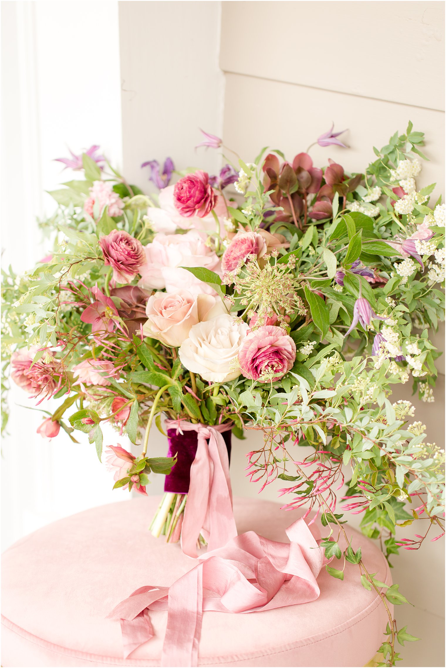 Organic wedding bouquet by Pink Dahlia Vintage