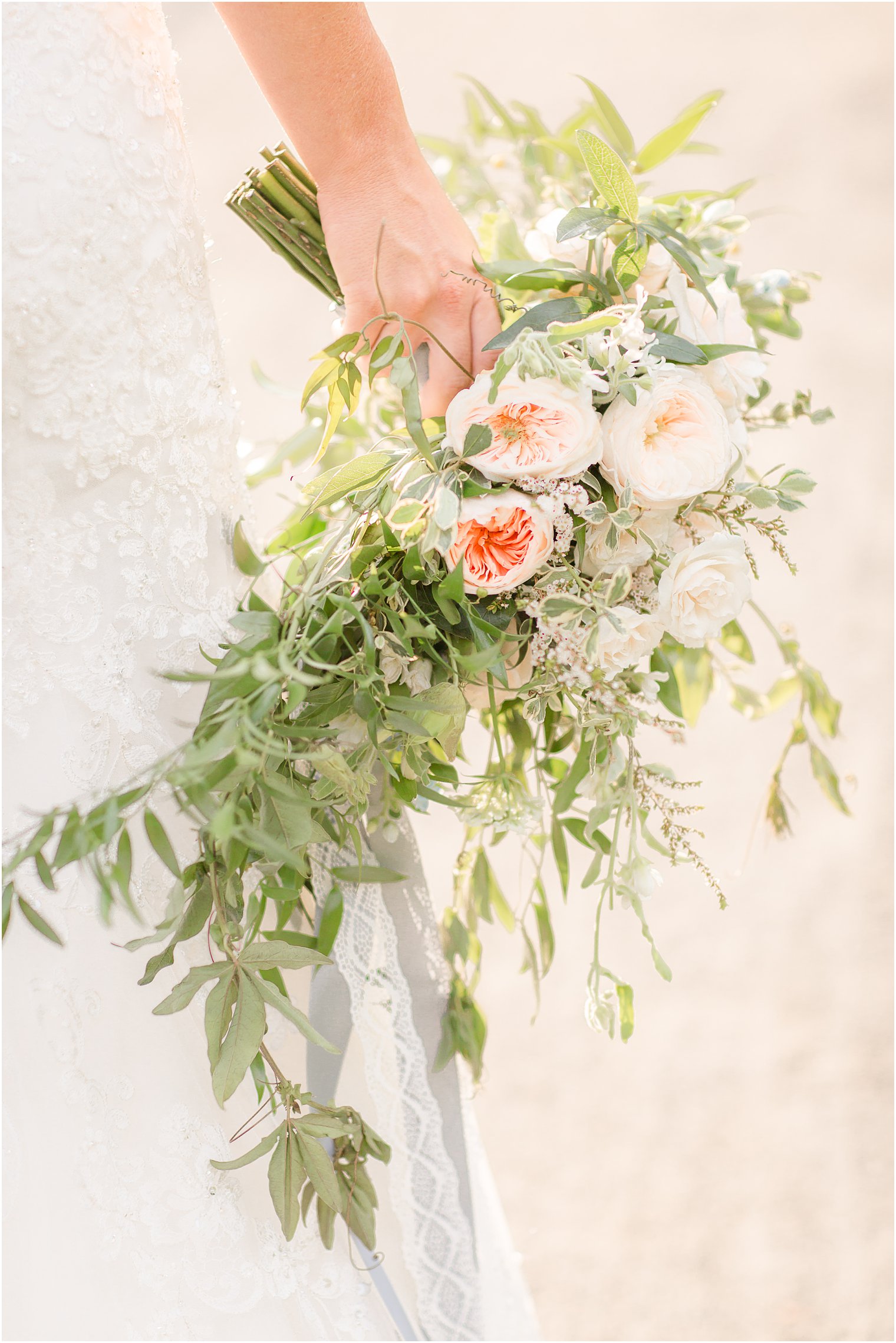 Organic wedding bouquet by Pink Dahlia Vintage