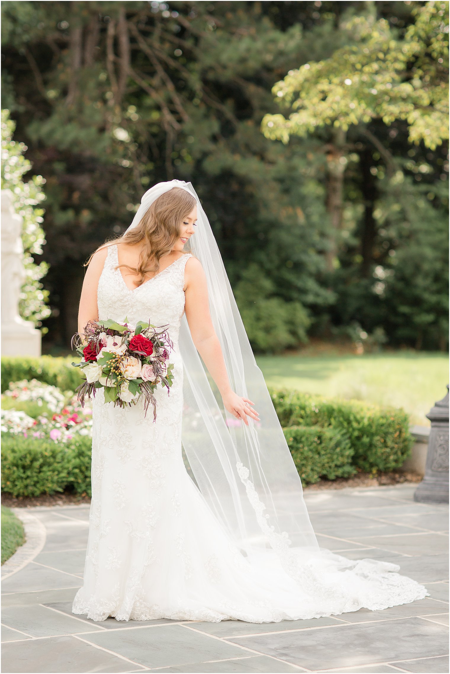 Elegant bridal portrait at Park Chateau Estate