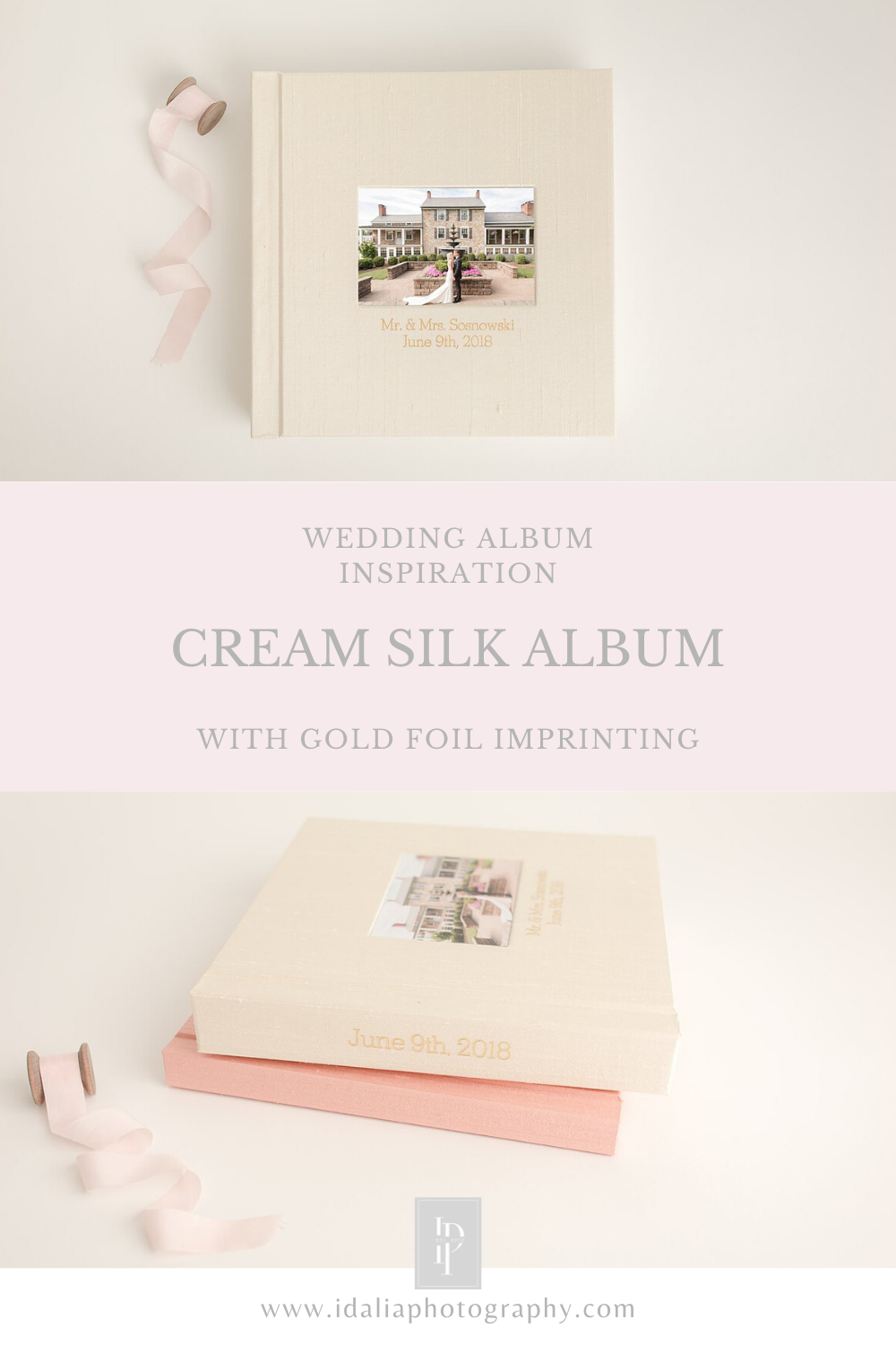 Cream Silk Album by Idalia Photography