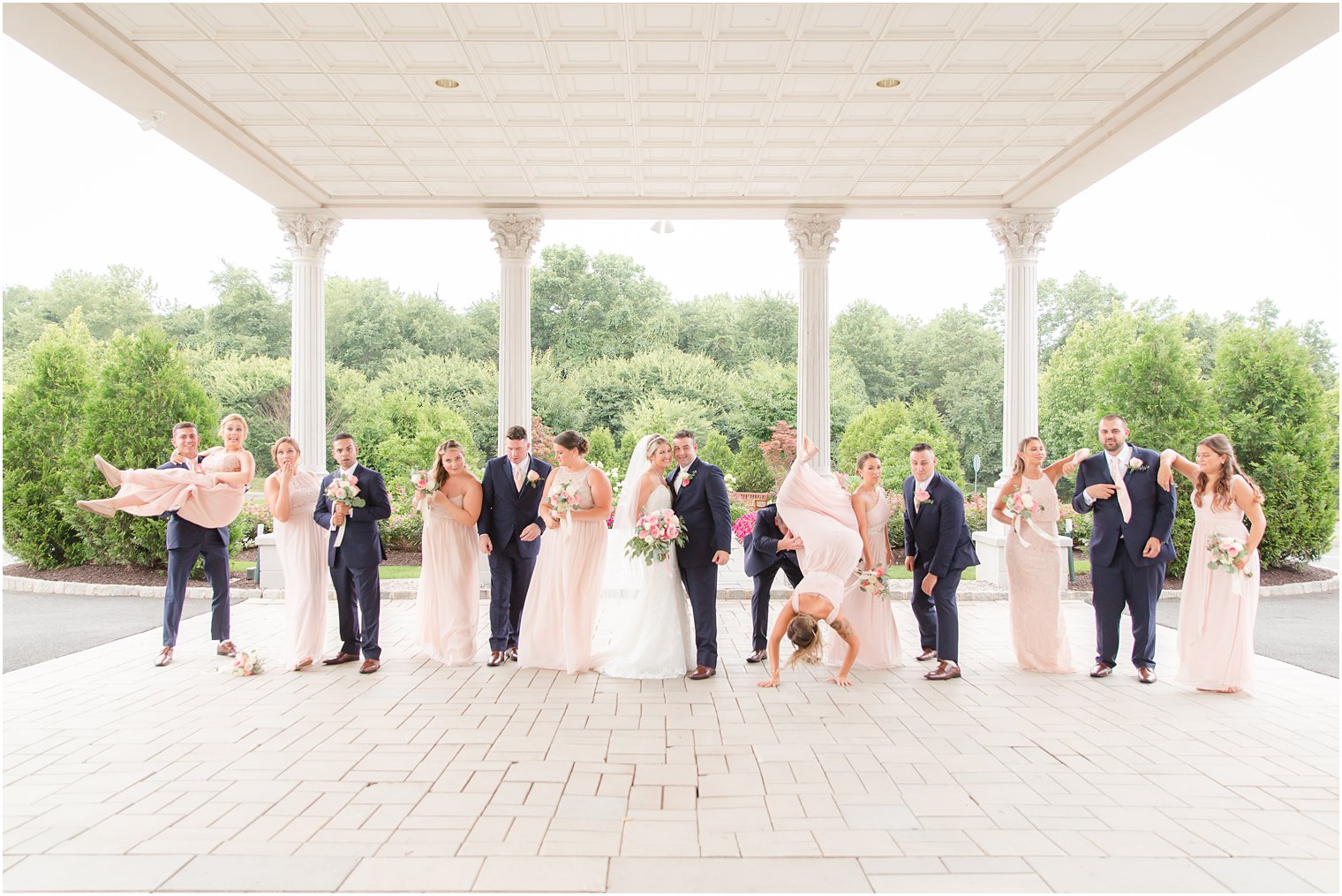 Bridal party at the Palace at Somerset Park