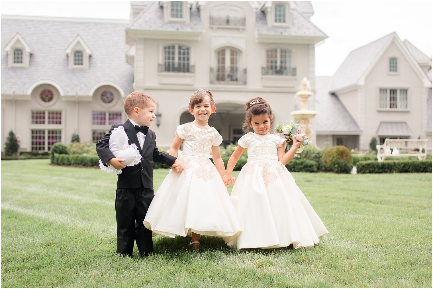 Flower girls and ring bearer