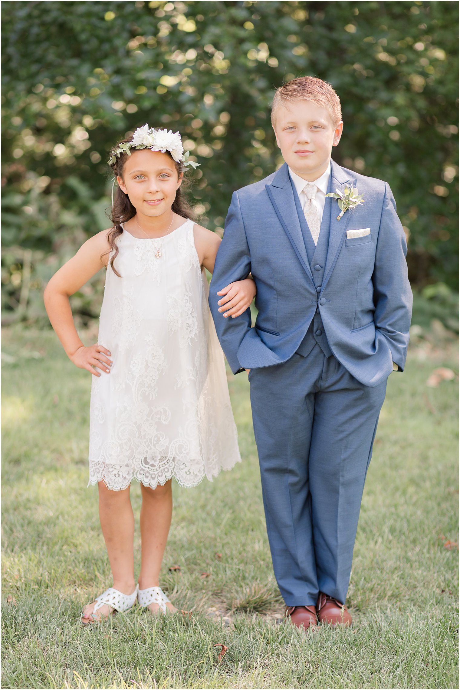 Ring bearer and flower girl 