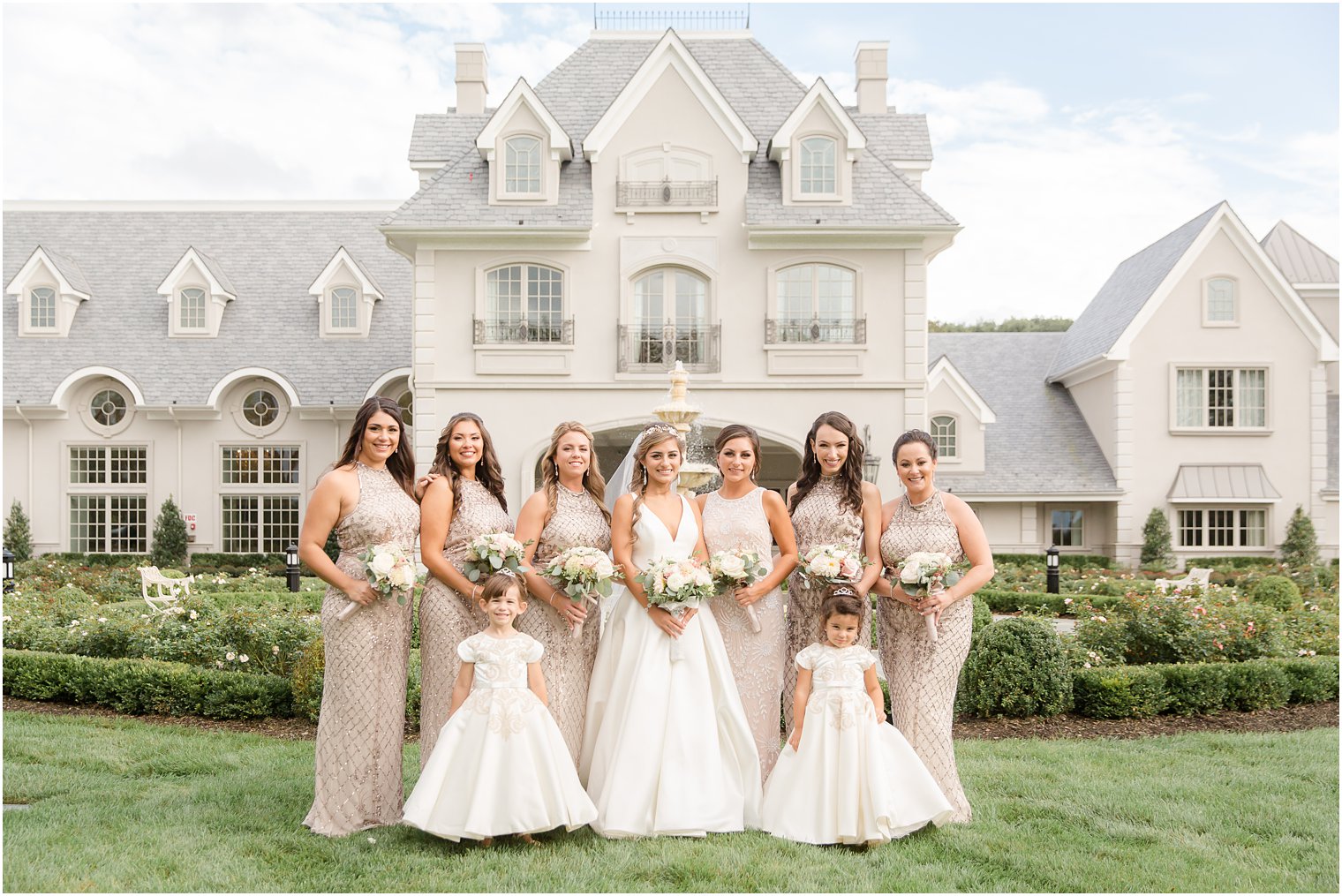 Formal bridesmaid photo at Park Chateau Estate