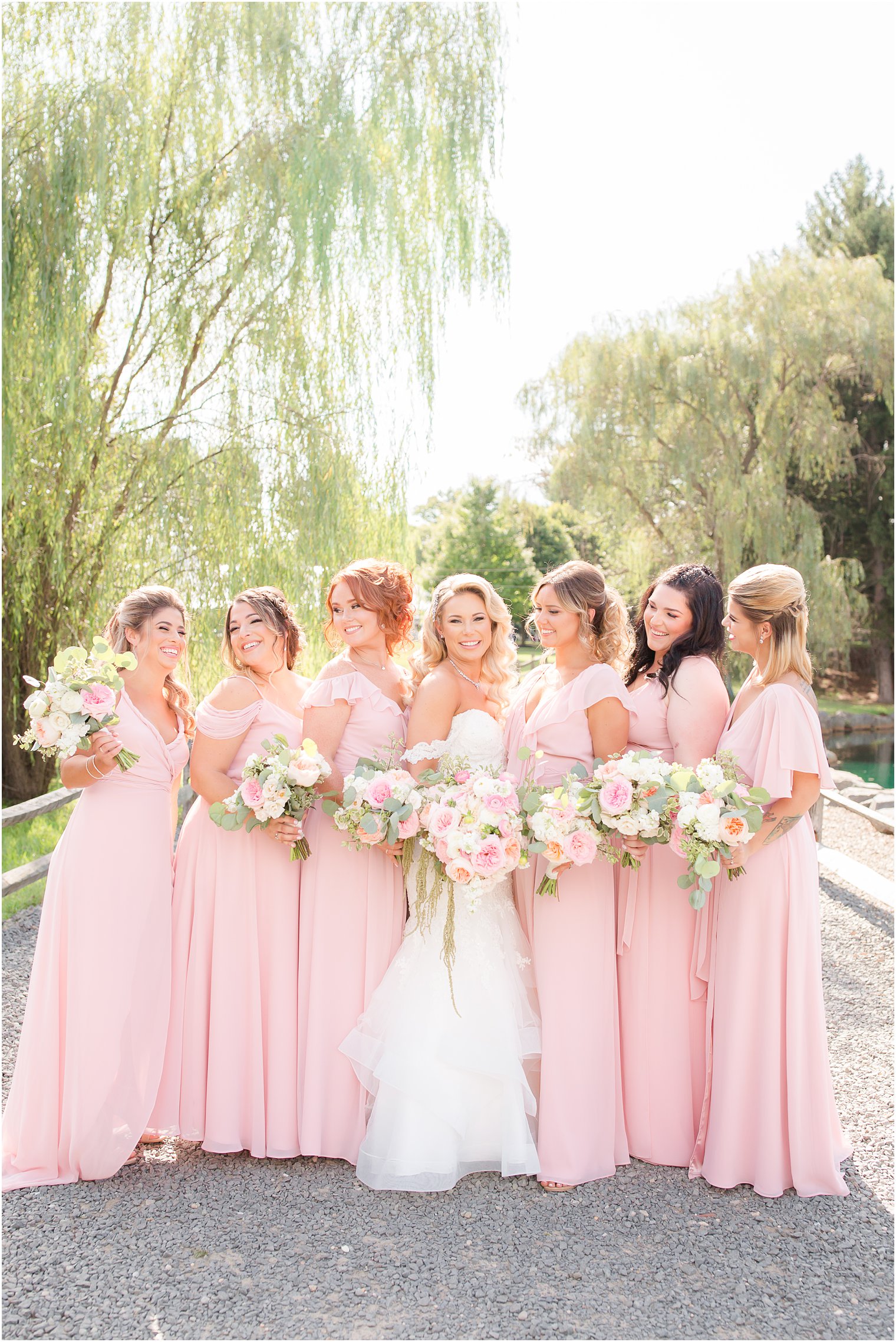 Bridesmaid photo at Windows on the Water at Frogbridge