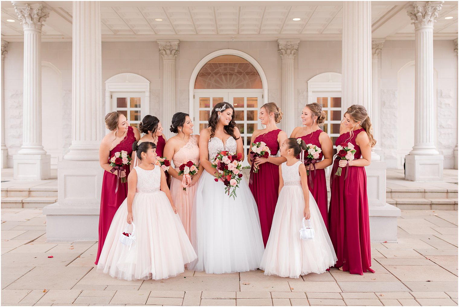 Bridesmaid photo at Palace at Somerset Park