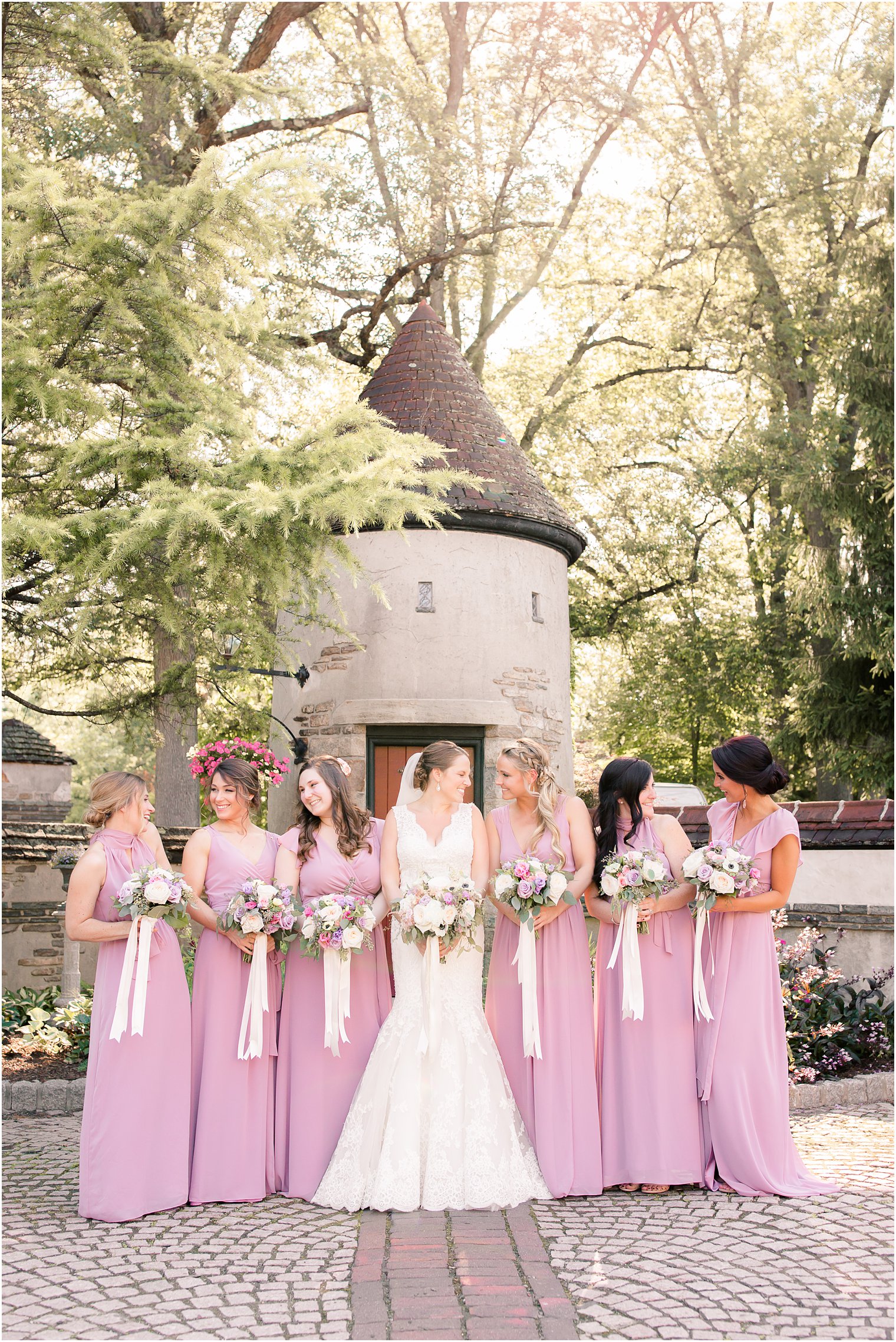 Bridesmaid photo at Pleasantdale Chateau