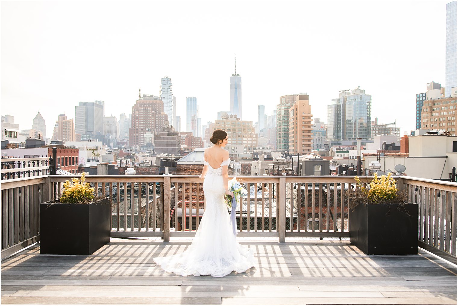 NYC styled shoot featuring classic blue
