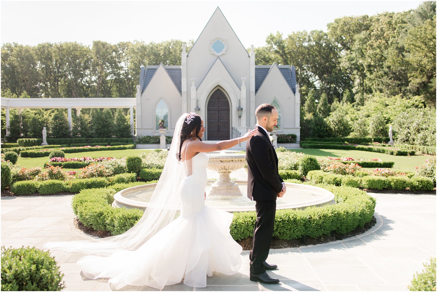 First look at Biracial Wedding at Park Chateau Estate