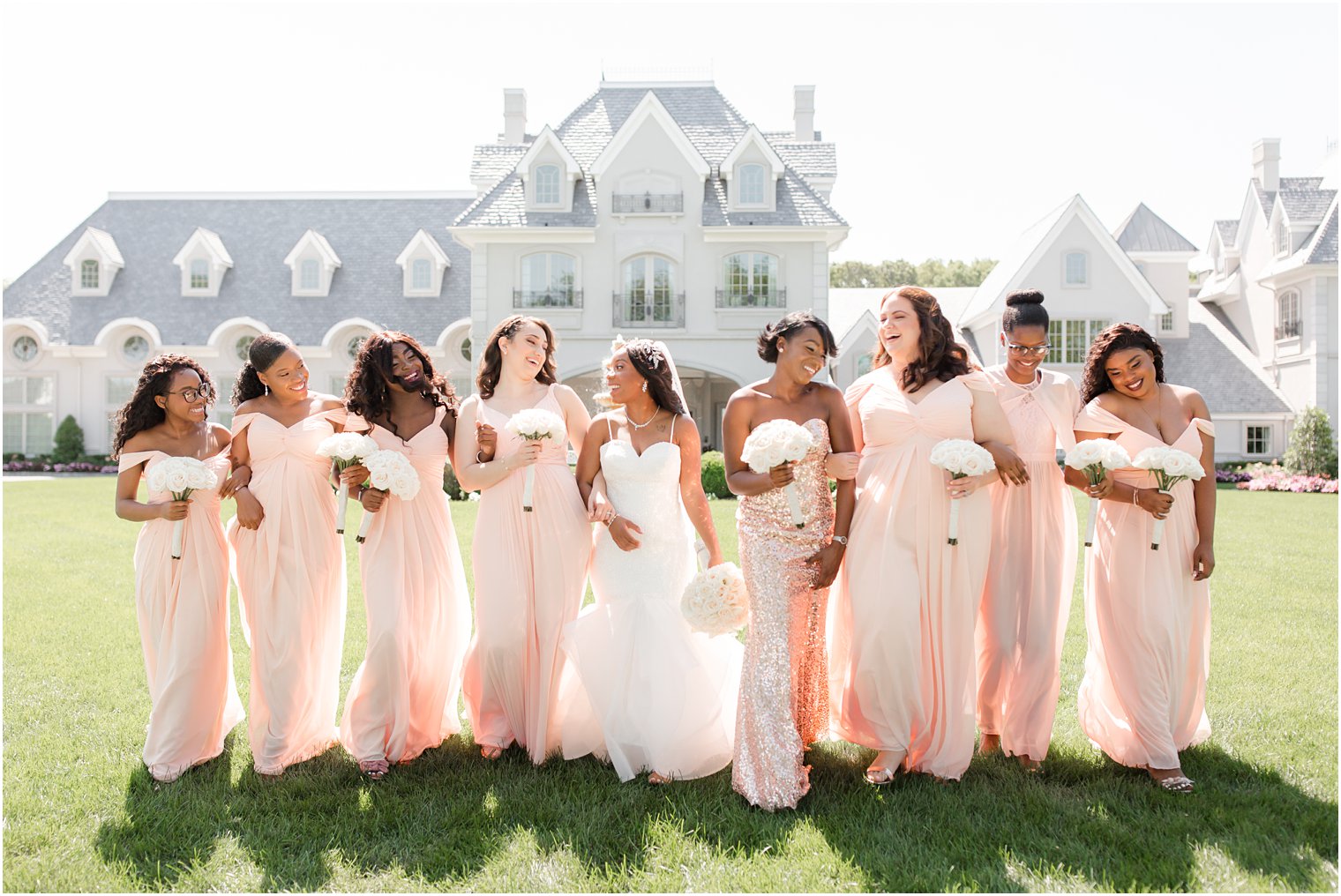 Bridesmaids | Biracial Wedding at Park Chateau Estate