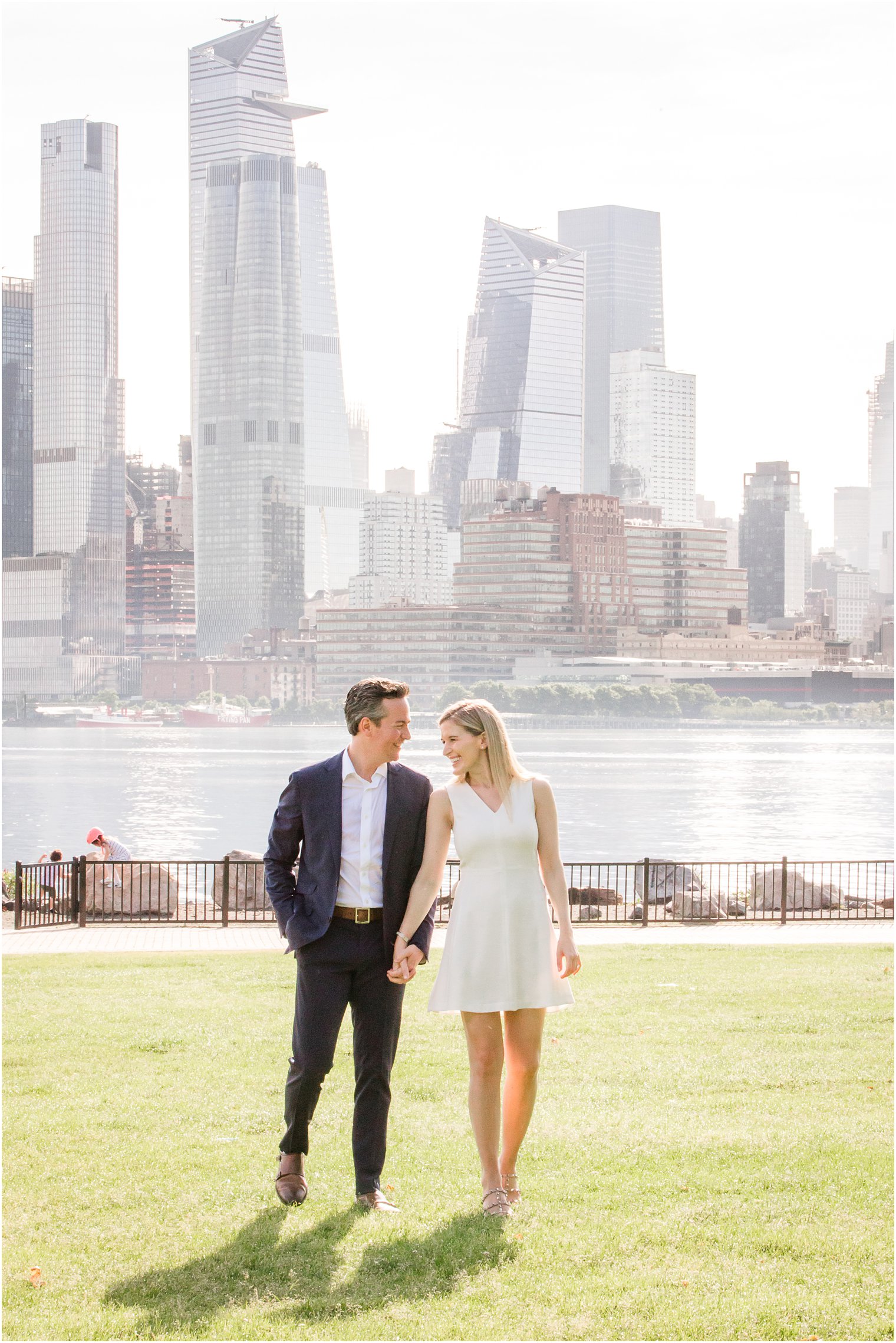 Hoboken Rooftop Engagement by Idalia Photography