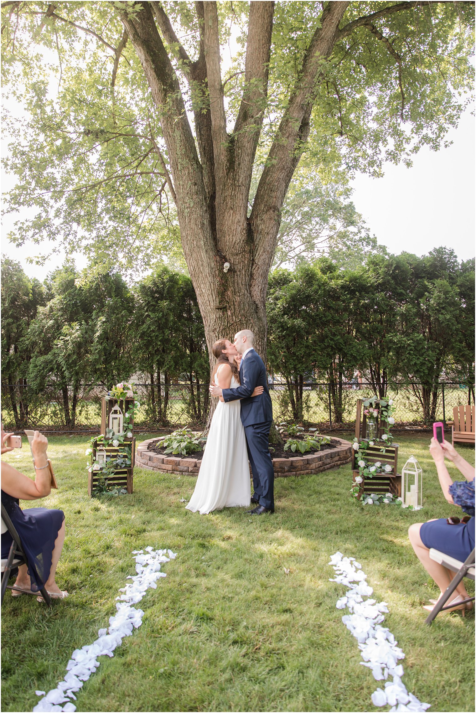 NJ backyard wedding by Idalia Photography