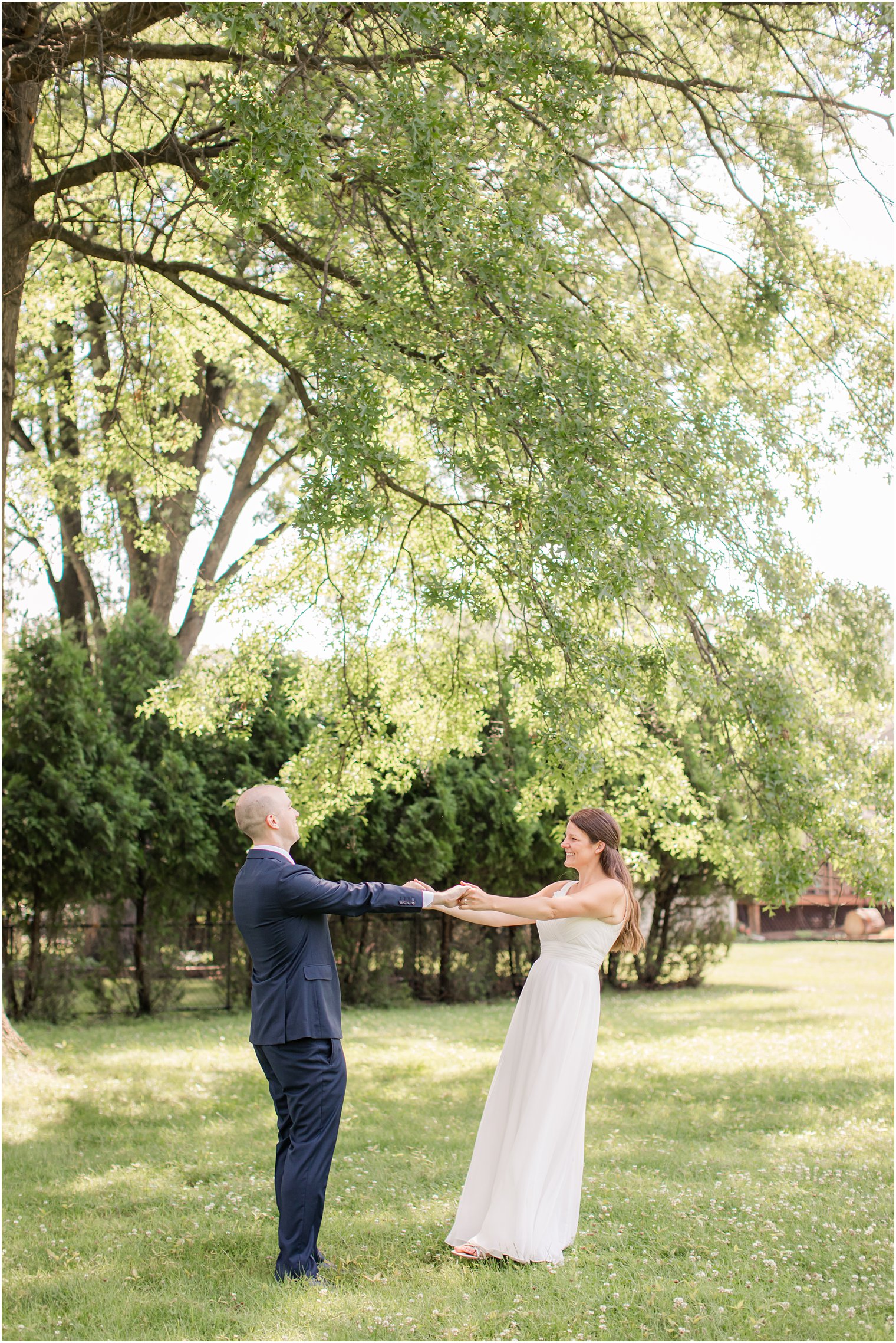 NJ backyard wedding by Idalia Photography