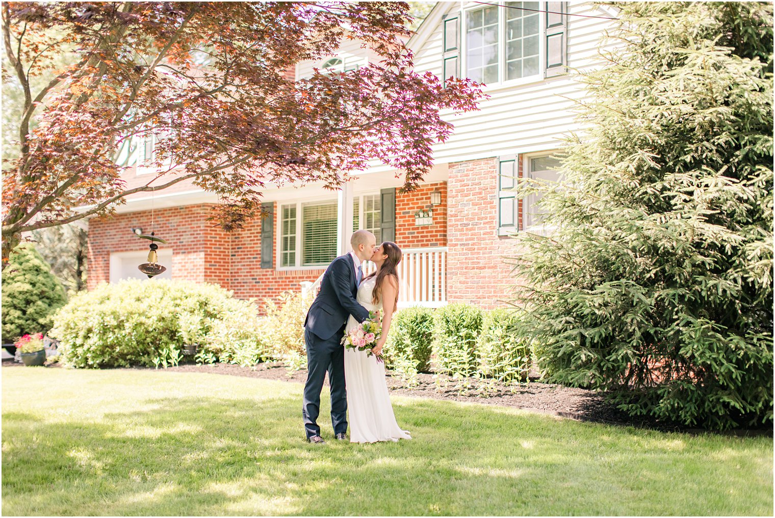 NJ backyard wedding by Idalia Photography