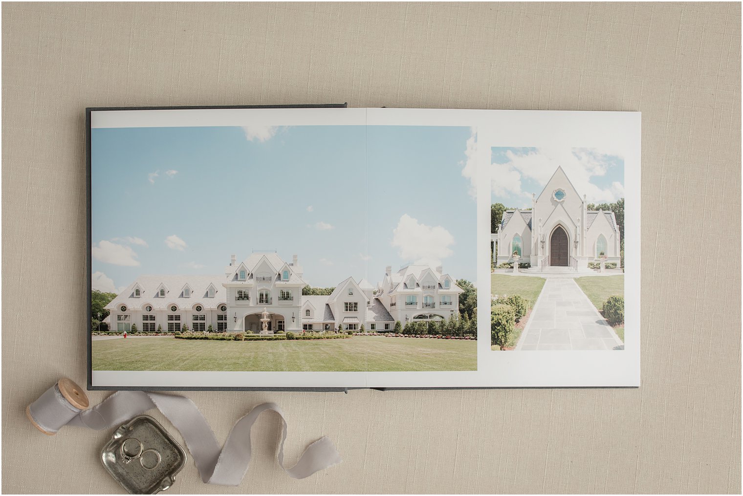 Linen Album for a Summer Wedding at Park Chateau Estate by Idalia Photography