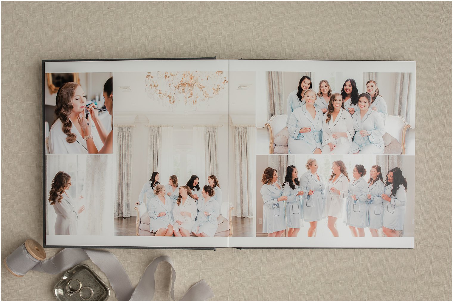 Linen Album for a Summer Wedding at Park Chateau Estate by Idalia Photography