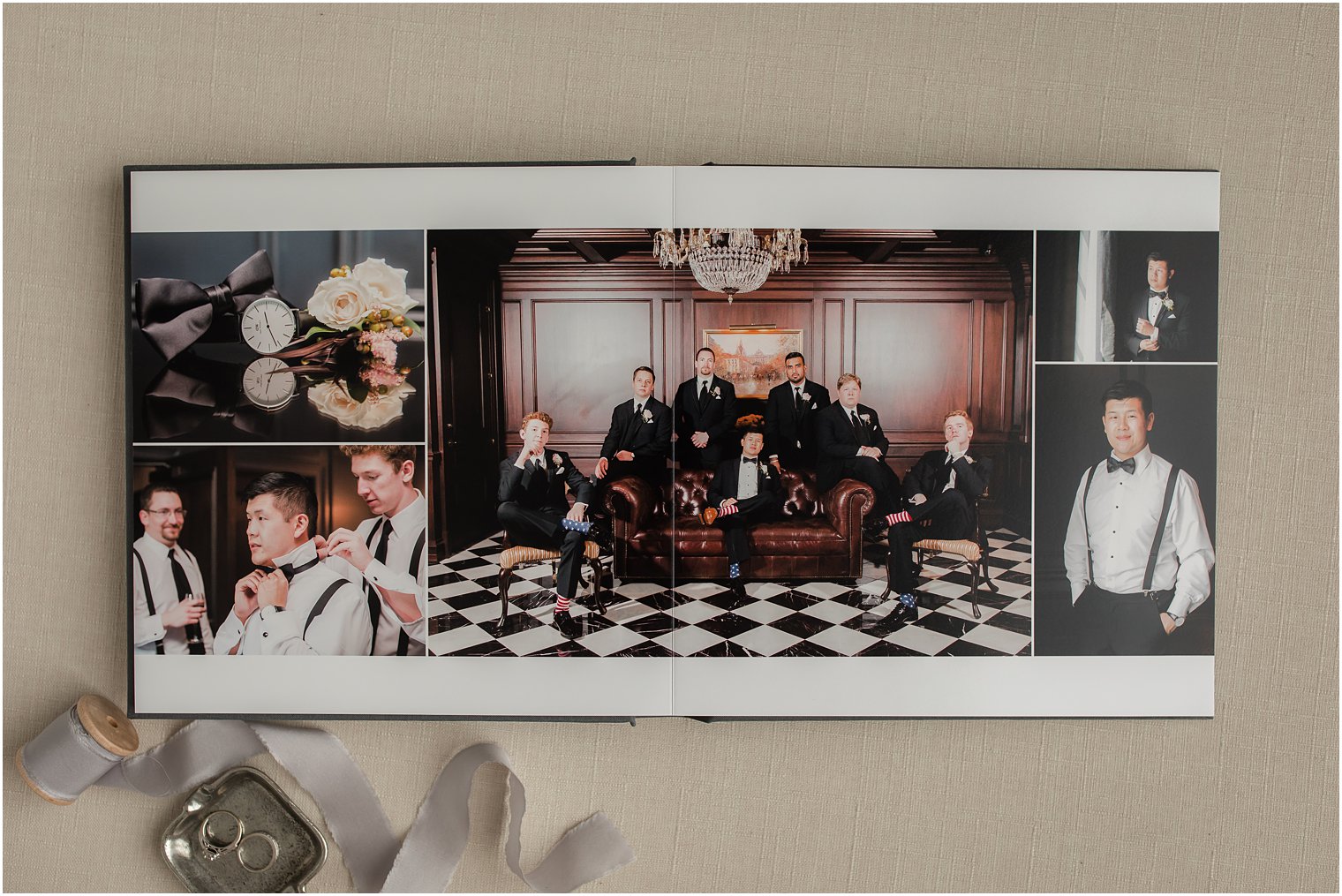 Linen Album for a Summer Wedding at Park Chateau Estate by Idalia Photography