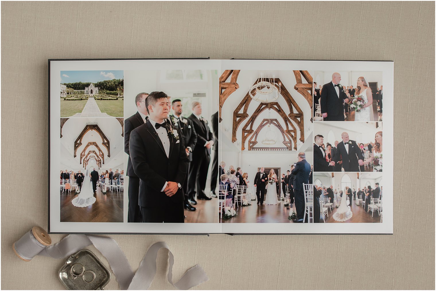 Linen Album for a Summer Wedding at Park Chateau Estate by Idalia Photography
