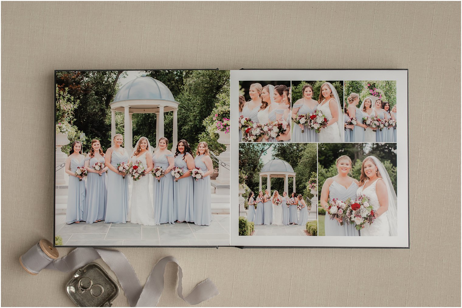 Linen Album for a Summer Wedding at Park Chateau Estate by Idalia Photography