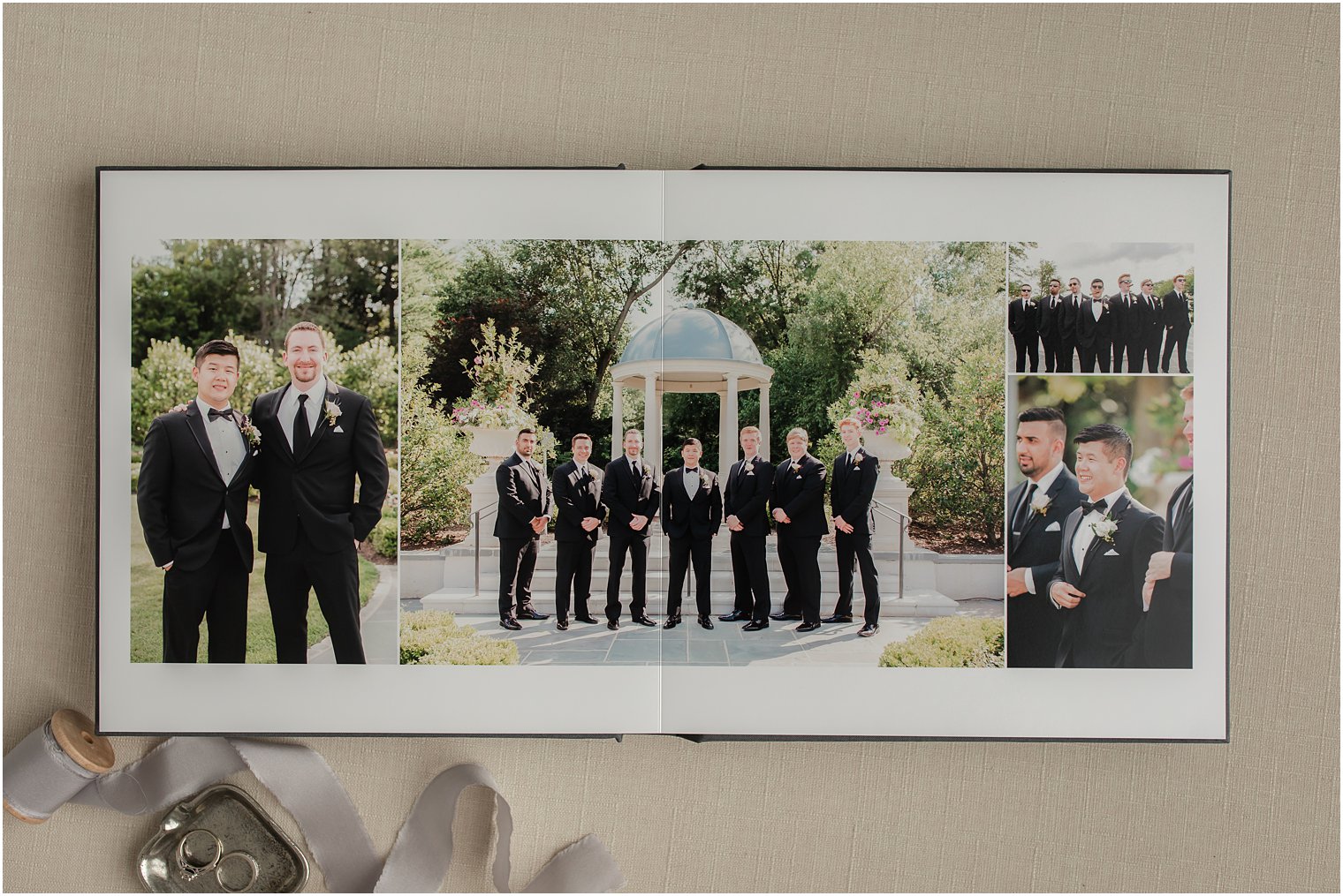 Linen Album for a Summer Wedding at Park Chateau Estate by Idalia Photography