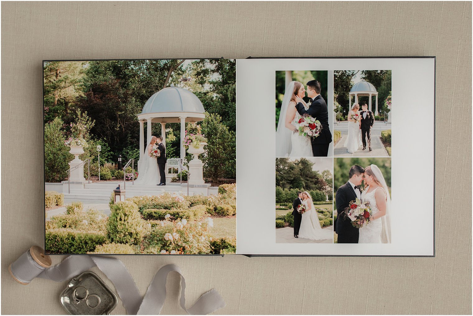 Linen Album for a Summer Wedding at Park Chateau Estate by Idalia Photography