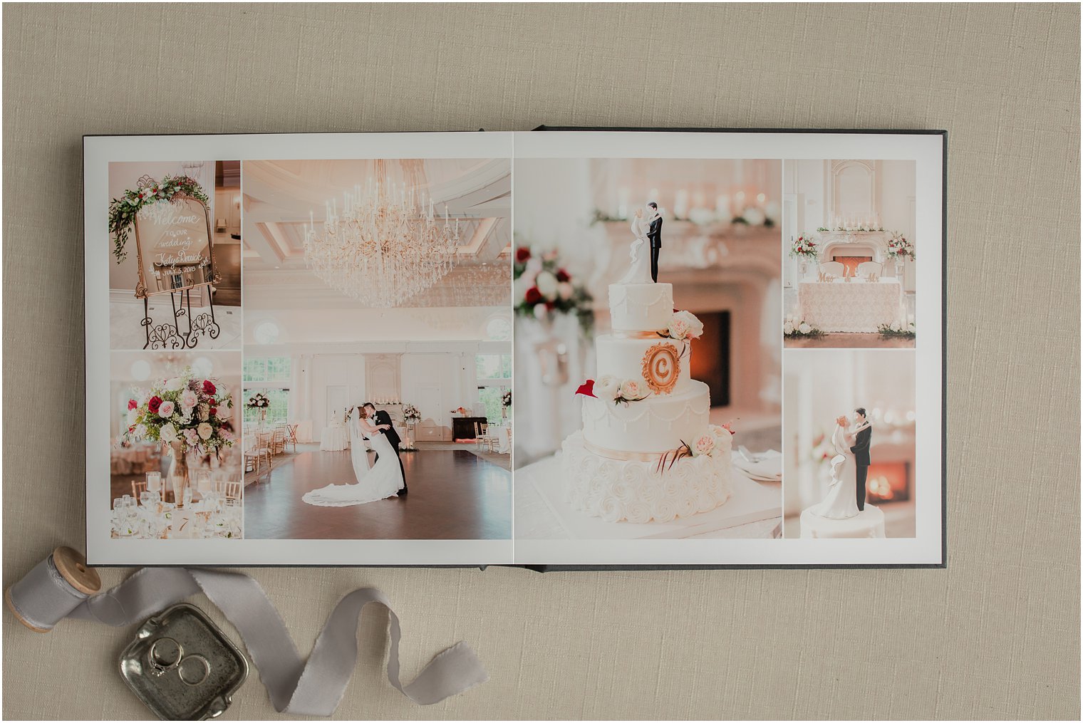 Linen Album for a Summer Wedding at Park Chateau Estate by Idalia Photography