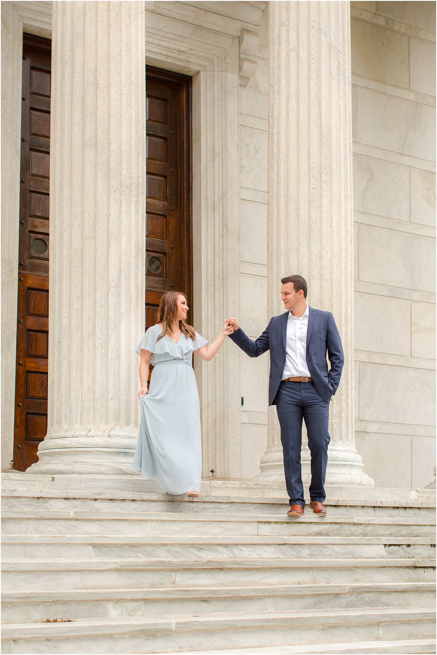 engagement session at Princeton University