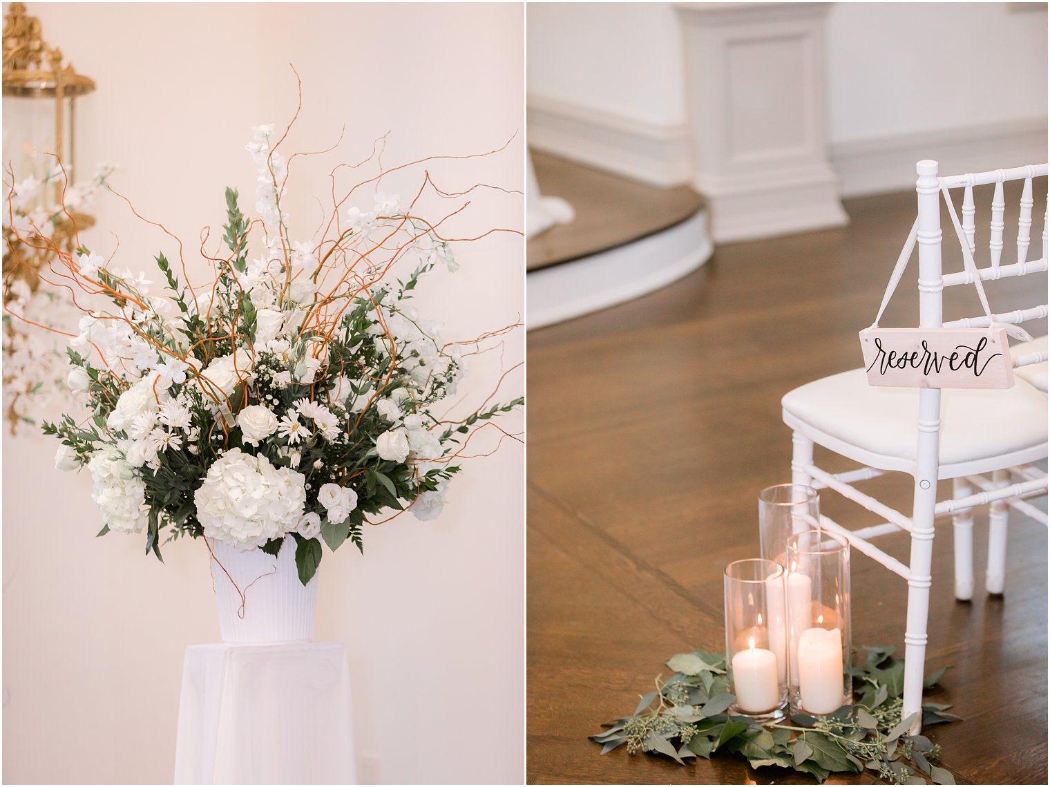 Floral decor ideas for church ceremonies | Wedding ceremony florals by Crest Florist