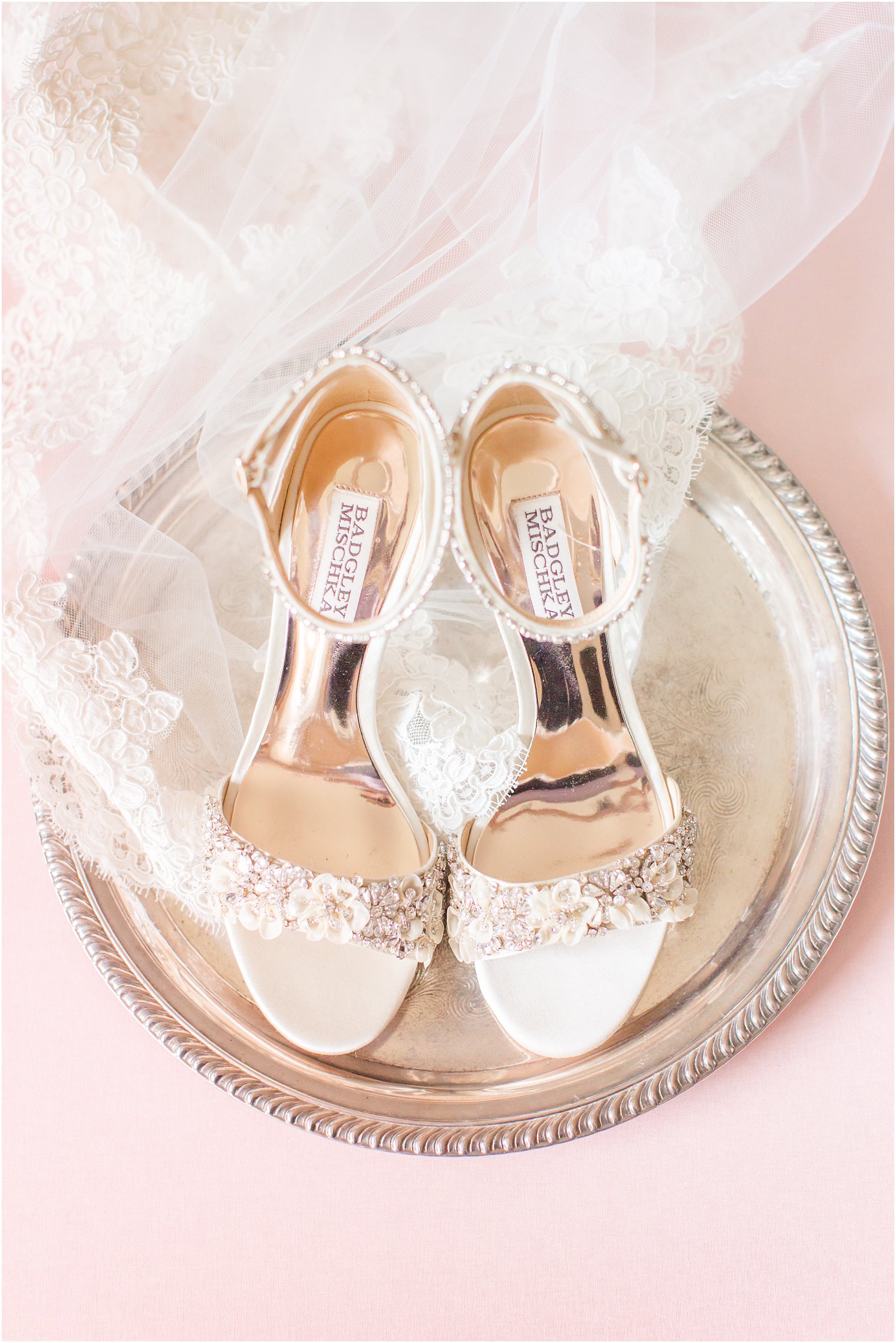 Badgley Mischka bridal shoes